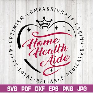 Home Health Aide SVG: Healthcare Worker Gift (Digital Download)