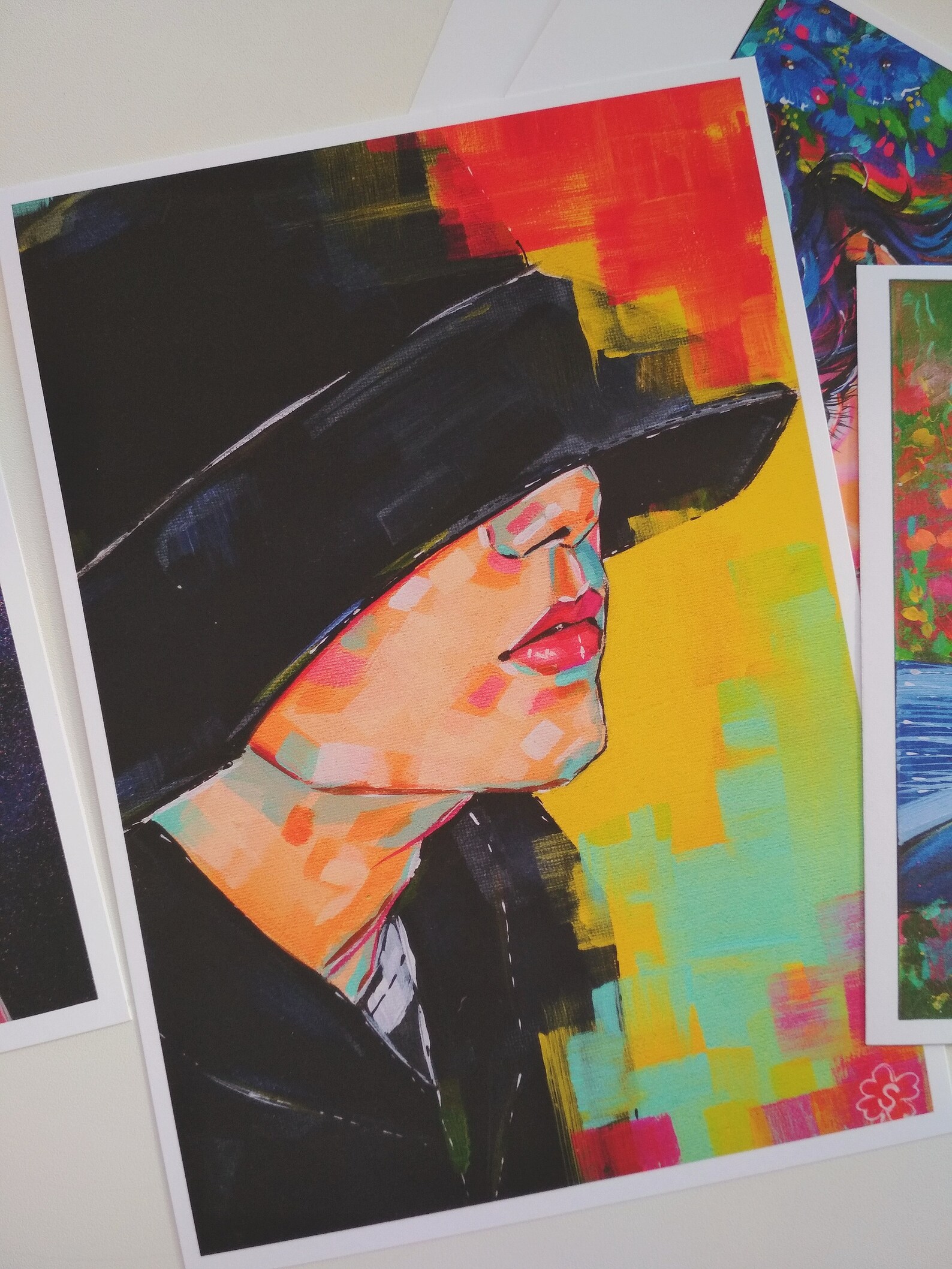 BTS JK Fanart Acrylic Painting PRINT | Etsy