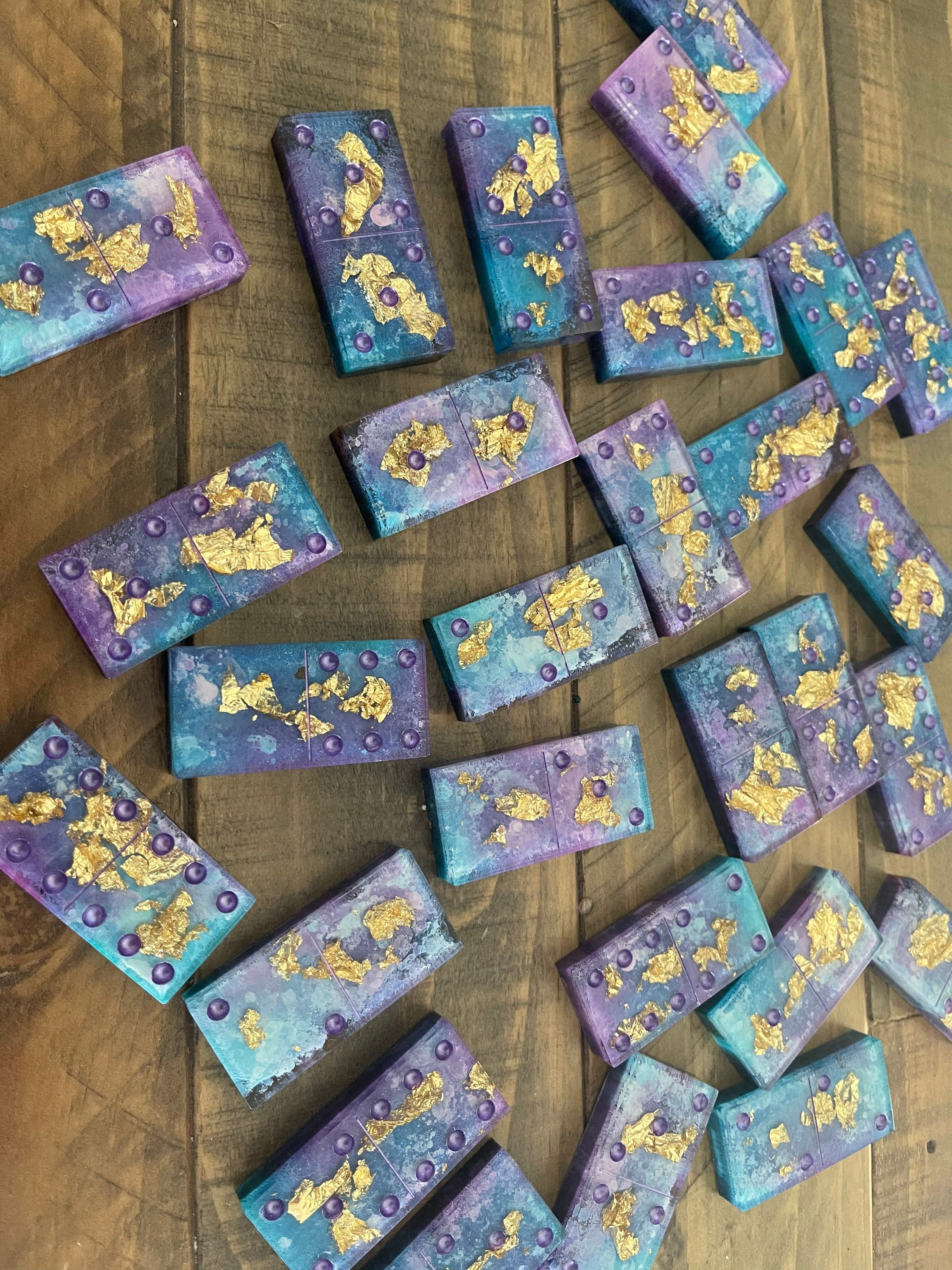 Hand made resin dominos Etsy