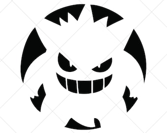 ゲンガー ゲンガー シルエット ベクター ポケモン svg png jpg dxf emf eps
