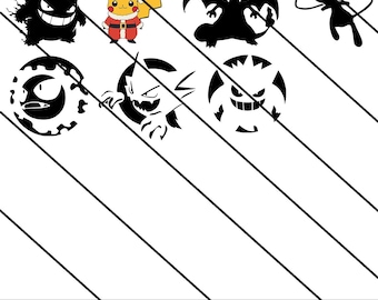 ポケモン パック - シルエット ベクター ポケモン svg png jpg dxf emf eps