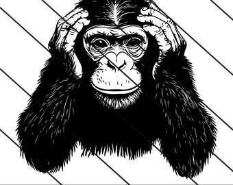 三猿、三賢者、シルエット ベクトル svg png jpg dxf emf eps