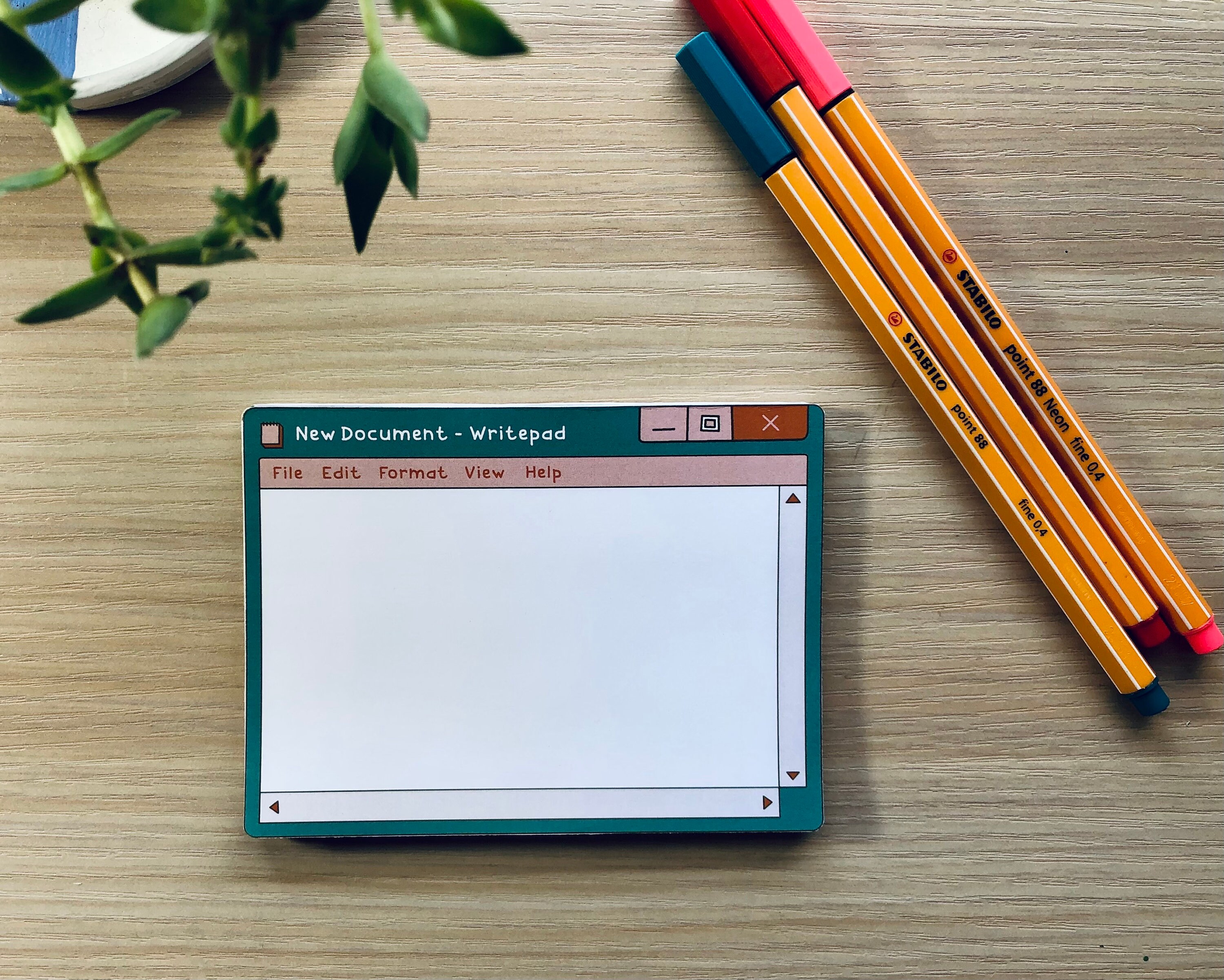 Microsoft Word Notepad