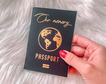 Anniversary Gift Travel Journal Travel Passport Couples Gift Friend Gift Christmas Gift Birthday Gift Anniversary Gift Wedding Gift Bridal