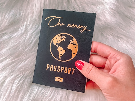 Imperfect Memory Passport - Travel Journal, Photo Keepsake