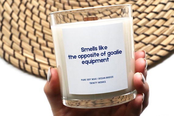 Smells Like Candle for Hockey Lover Gift Personalized Candle - Toronto Maple Leafs Fan Gift - Hockey Lover Gift Custom - Gift for Boyfriend