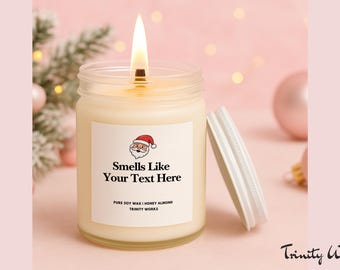 Personalized Christmas Gift - Gift for Friends - Gift for Colleague - Gift for Teacher - Candle Gift - Gift for Sister - Gift for Grandma