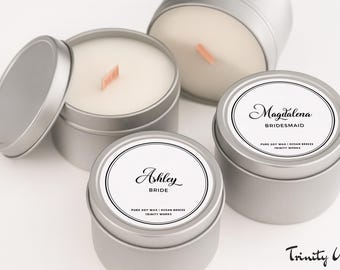 Bridesmaid Gift Personalized - Maid of Honour Gift Personalized - Custom Bridesmaid Proposal Gifts - Bridesmaid Candle Proposal Gift for Her