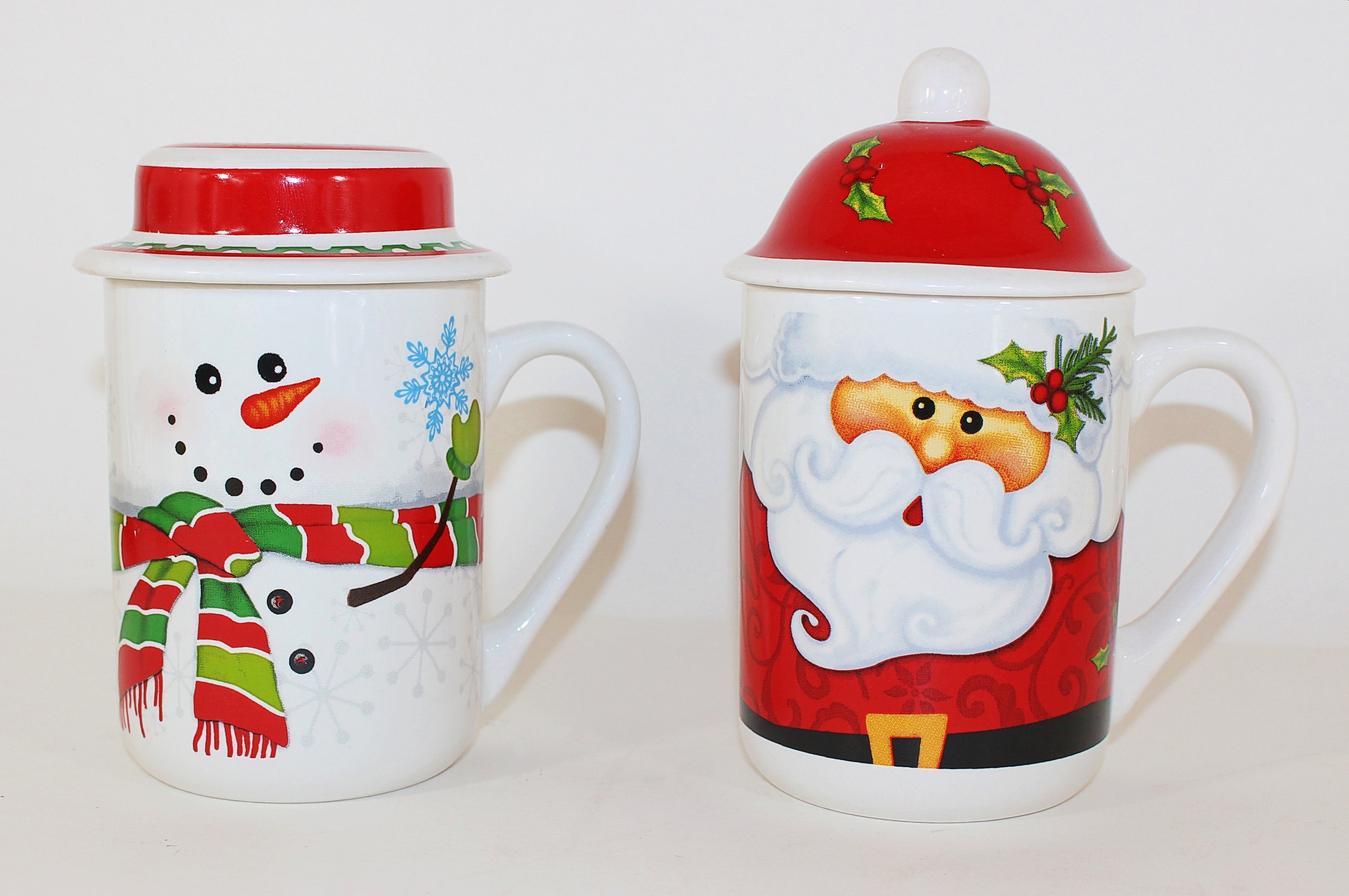 Christmas Mug Coffee Milk Breakfast Mug Santa Claus Ceramics Cup
