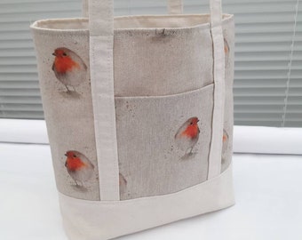 Red Robin Tote book bag - size S