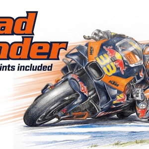 Red Bull KTM Factory Racing KTM RC16 Brad Binder (4 olika digitala vyer ingår)