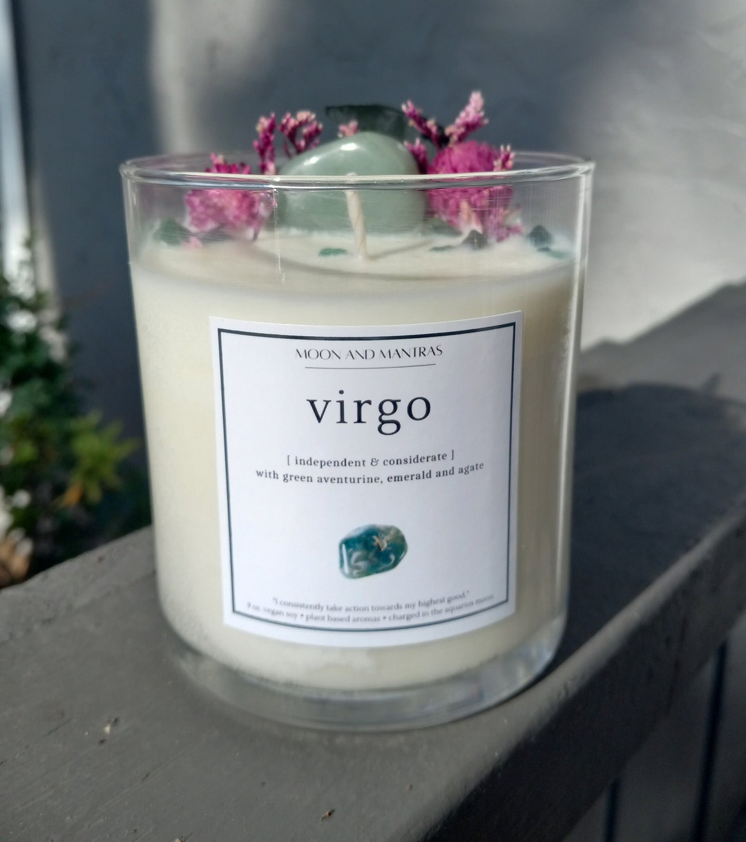 Virgo Birthday Candle Horoscope Astrology Zodiac Signs Hand Poured Soy