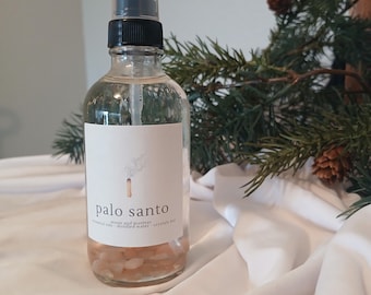Palo Santo Spray - room spray for cleansing and positive energy with moonstone