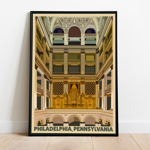 Philadelphia Poster Etsy