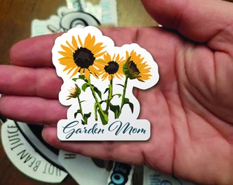 Garden Mom Sunflower Sticker- Mother's Day Gift