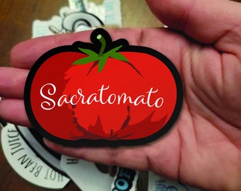 Sacramento Sacratomato The Big Tomato Sticker
