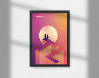 Poster Sunset love