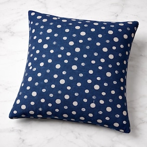Indian block print cotton cushion cover, bohemian cushions handmade boho cotton pillow covers floral block throw pillows indian pillow cover