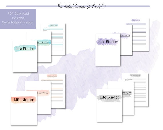 Printable Utilities &amp; Services Tracker Home Management | Etsy