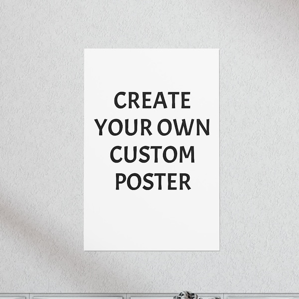 Custom Poster Printing Design Poster Print Personalized Poster Large Format Prints Custom Wall Art Printing Photo Poster Picture Poster