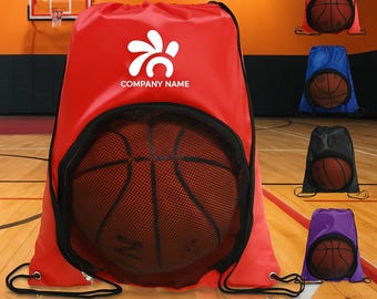 100 Pack Custom Stadium Drawstring Bags, Bulk NFL/NCAA Compliant