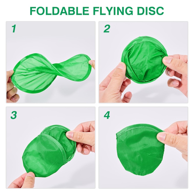 Custom Logo Foldable Flying Disc With Pouch: Party Favor, Sports ...