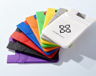 Custom Double Layer Silicone Phone Wallet: Secure Stick-On Card Holder