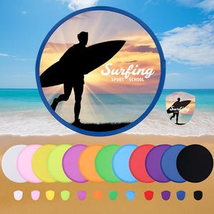 Custom Logo Foldable Flying Disc with Pouch: Party Favor, Sports Giveaway