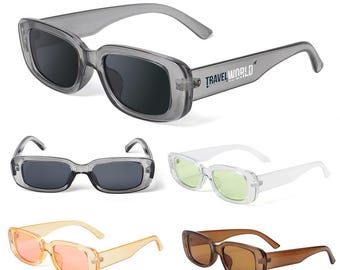 Custom Logo Sunglasses Bulk • Screen Printed Promotional Event Favors