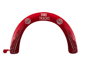 Custom Inflatable Arch: 20' Curved PVC, Air Sealed Event Decor