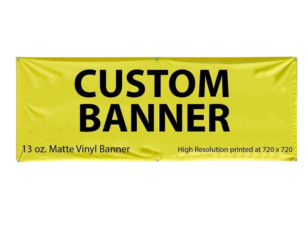 Custom Banner Print for Logo Design Birthday Banner Custom Wedding