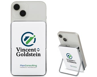 Custom Magnetic Power Bank: 30W PD, Qi2 Wireless Charger with Stand