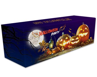 Custom Logo 8-Foot Table Cover: Full-Color Print, Trade Show Display