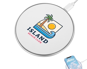 Custom Color Printed 15W Wireless Charging Pad – Fast Charger for iPhone, Android ,Personalized Gift
