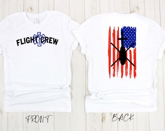 American Flag, Flight Crew shirt unisex