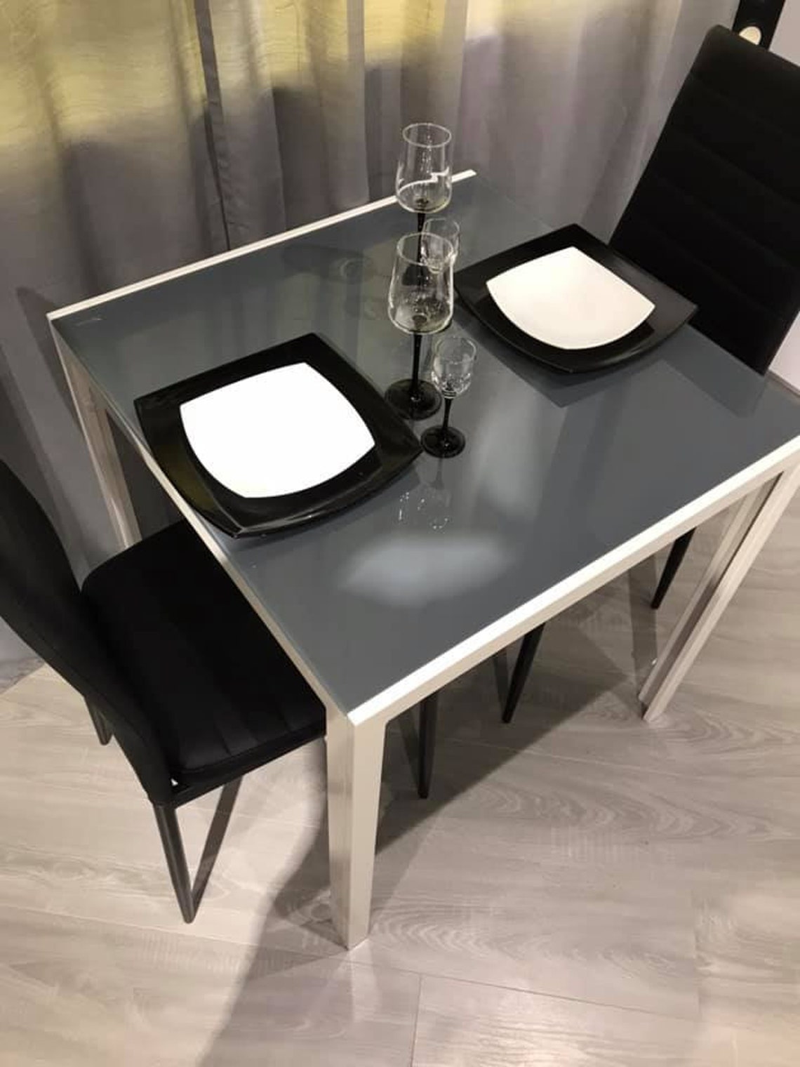 Solid Wood Dining Table & Chair Combination | Etsy