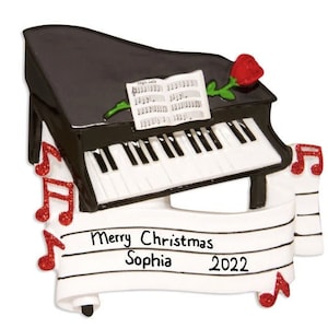 Personalized Piano Ornament, Piano Recital New Christmas 2023 Ornament- Artist Musicians Music Teacher Music School Graduate Gift, Orchestra