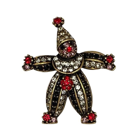 A Vintage Butler Wilson Pierrot Brooch