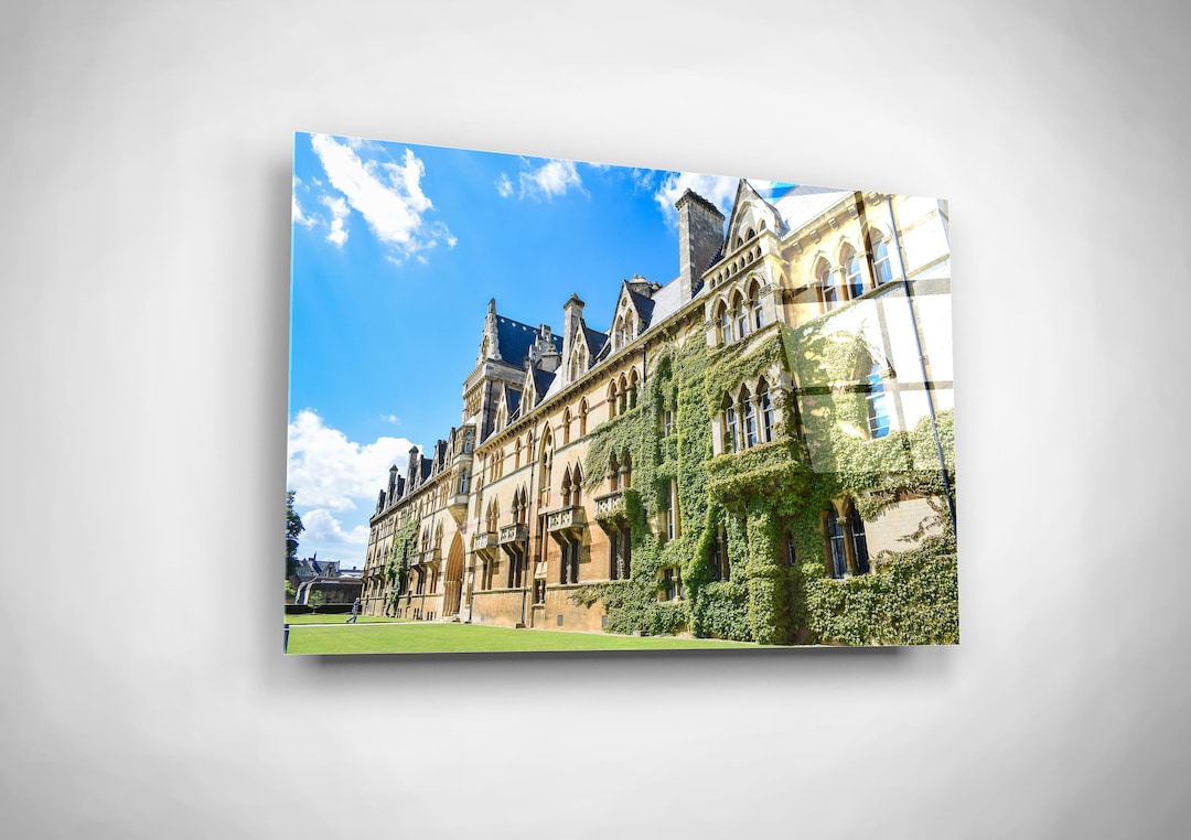 Royal Mansion Print, Glass Wall Art, Edmonton Landscape, Architecture