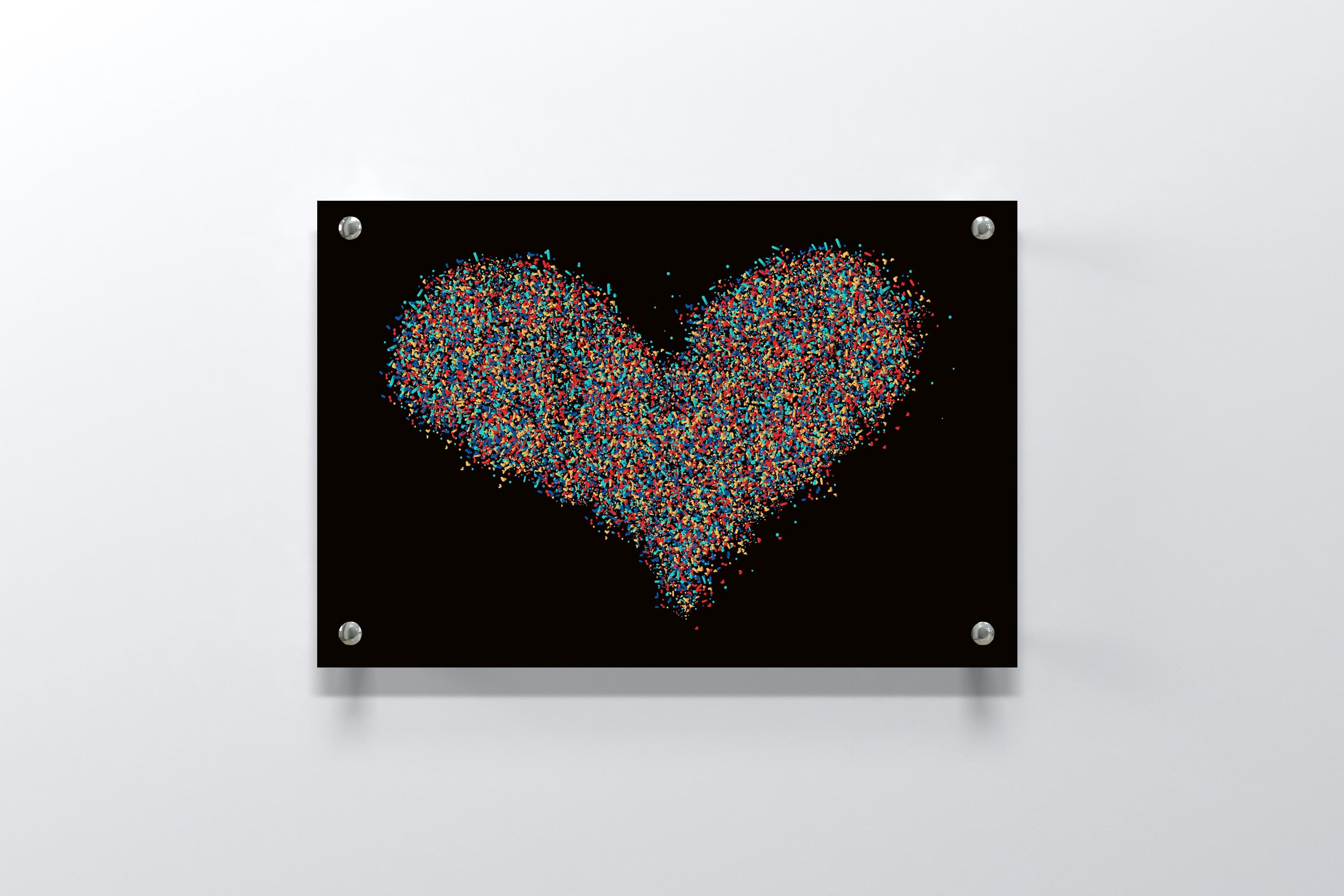 Large Heart Wall Art, Girls Bedroom Decor, Minimalist Playroom