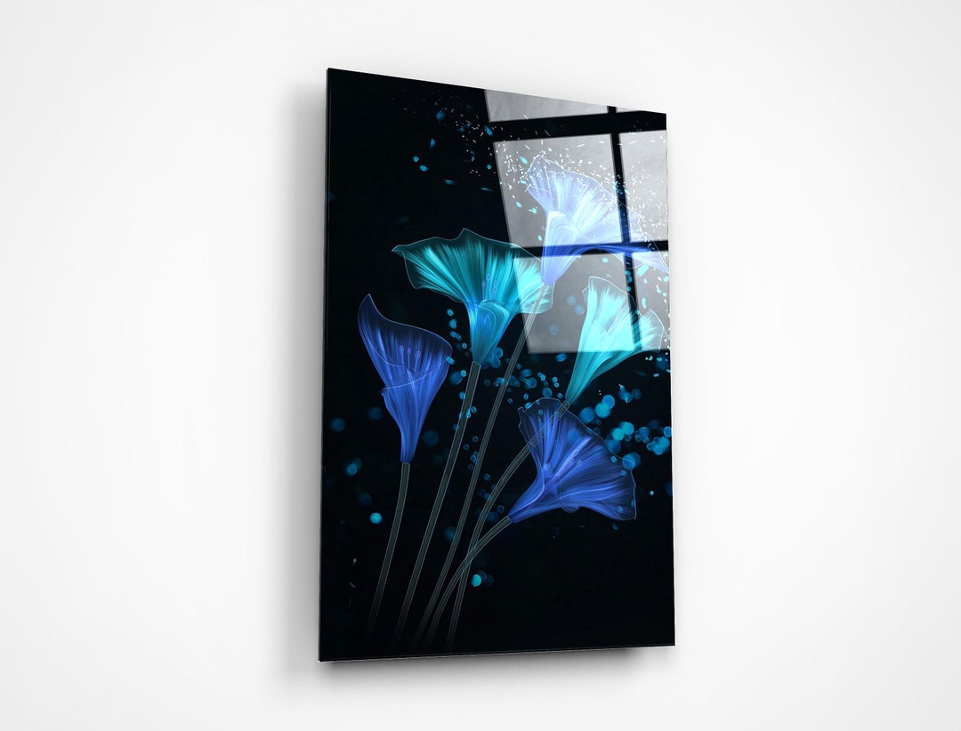 Image Sur Verre 100x50cm - Bouquet De Fleurs - Décoration Murale Moderne Impression Sur Verre Trempé