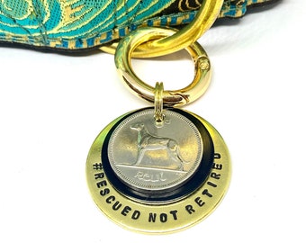 Customised ‘The Sighthound’ Brass Pet ID Tag/Dog ID Tag/Dog Tag/Cat ID Tag/Greyhound/Sighthound