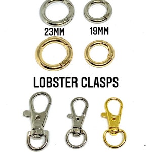 O-Rings and Lobster Clasps