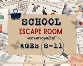 School, Escape room, Party games, Kids escape room, Back to school
