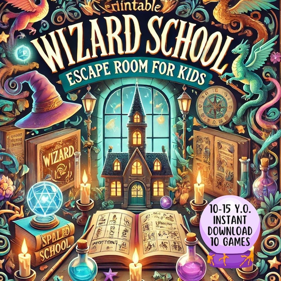 Wizard, Escape room, Escape room kids, Kid escape room, Scavenger hunt