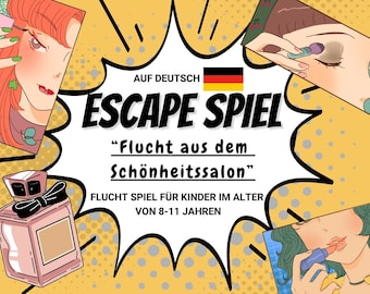 Escape room, Deutsch, Mädchen, Schnitzeljagd
