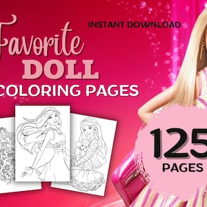 125 coloring pages for girls, Coloring book, Printable coloring