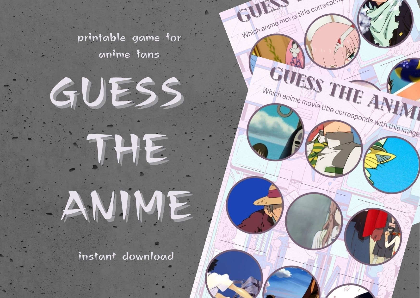 Guess Who: Anime Character Edition - Dix Hills | Half Hollow Hills  Community Library