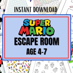 Super Mario, Escape room, Super Mario party, Mario brothers