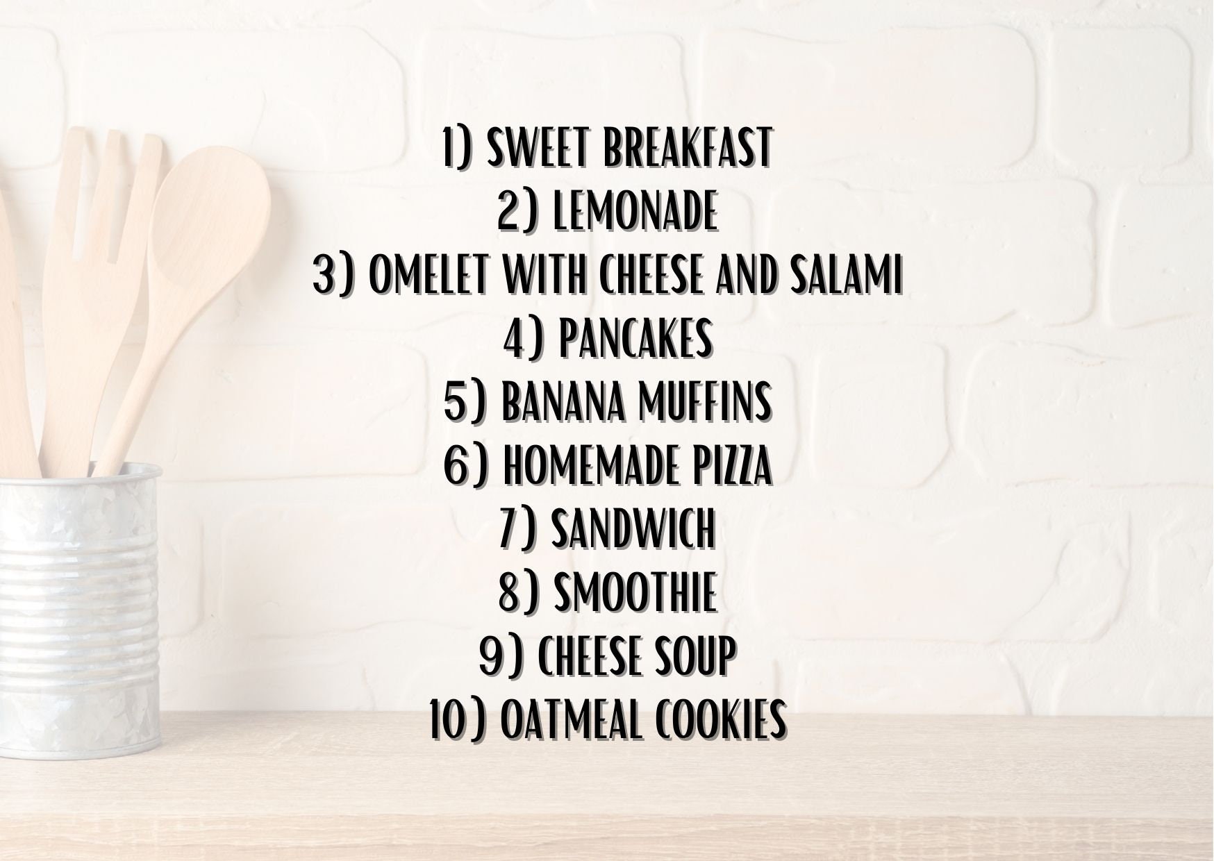 10 Recipes Kids Cards, Recipe Cards, Recipe Cards Printable, Cookbook